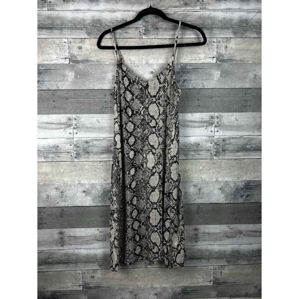 Express Snake Skin Reptile Slip Dress Size M